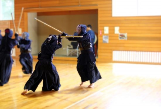 剣道の練習風景