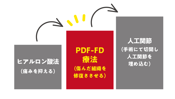治療の段階グラフ
