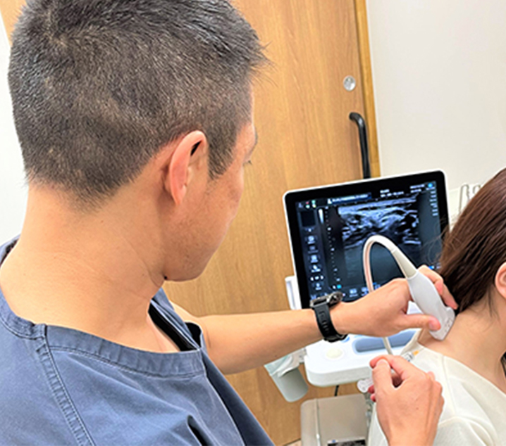 超音波診療風景写真